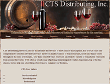 Tablet Screenshot of ctsdistributing.com